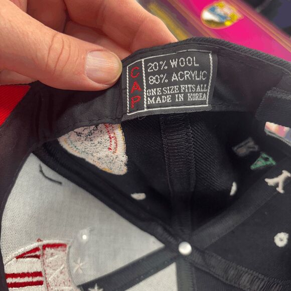 Necaxa Rayos Embroidered Black Soccer Cap Futbol Liga MX New without Tags - Picture 2 of 8